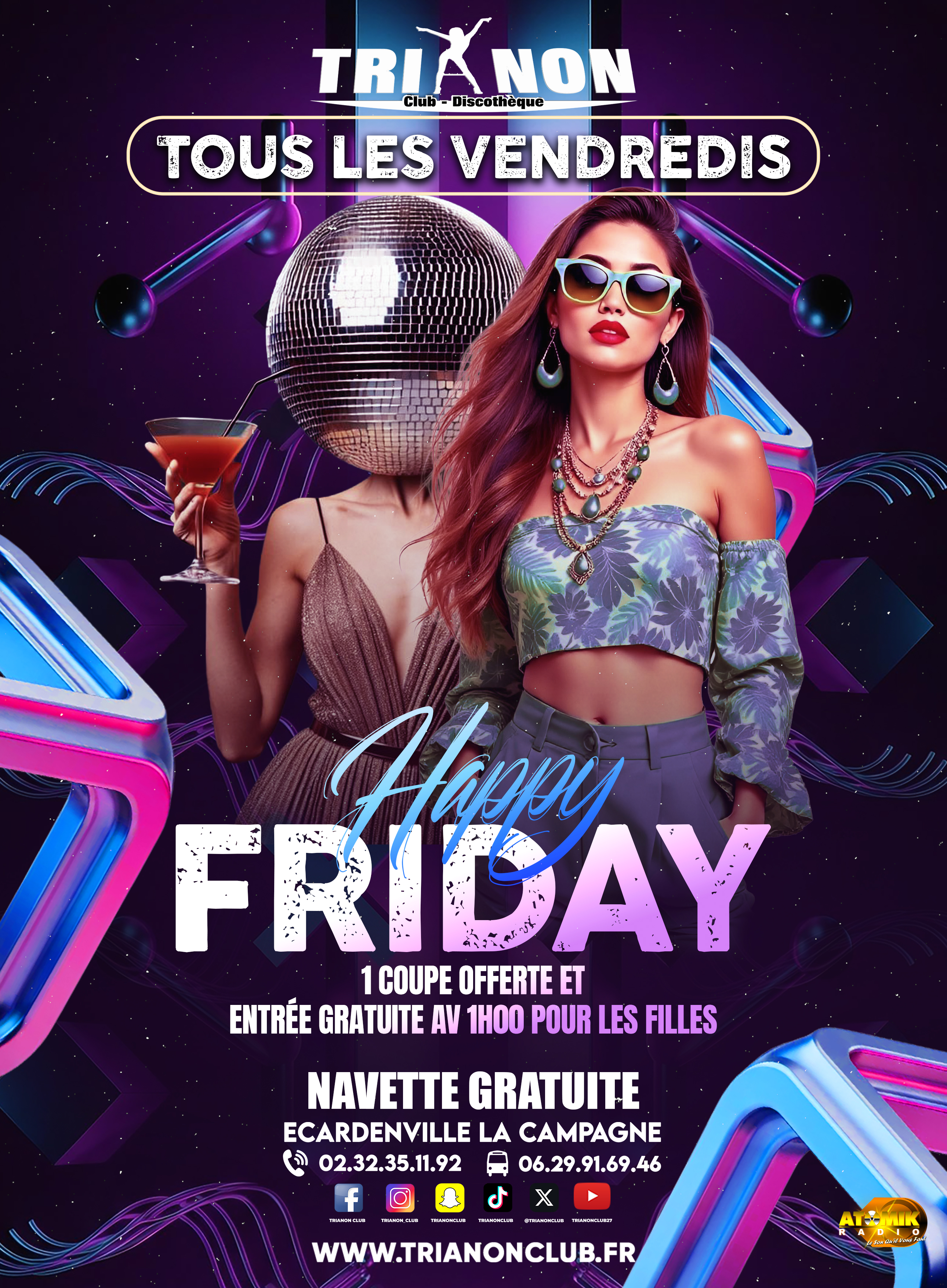 Soirée VIP Fridays au Trianon Club