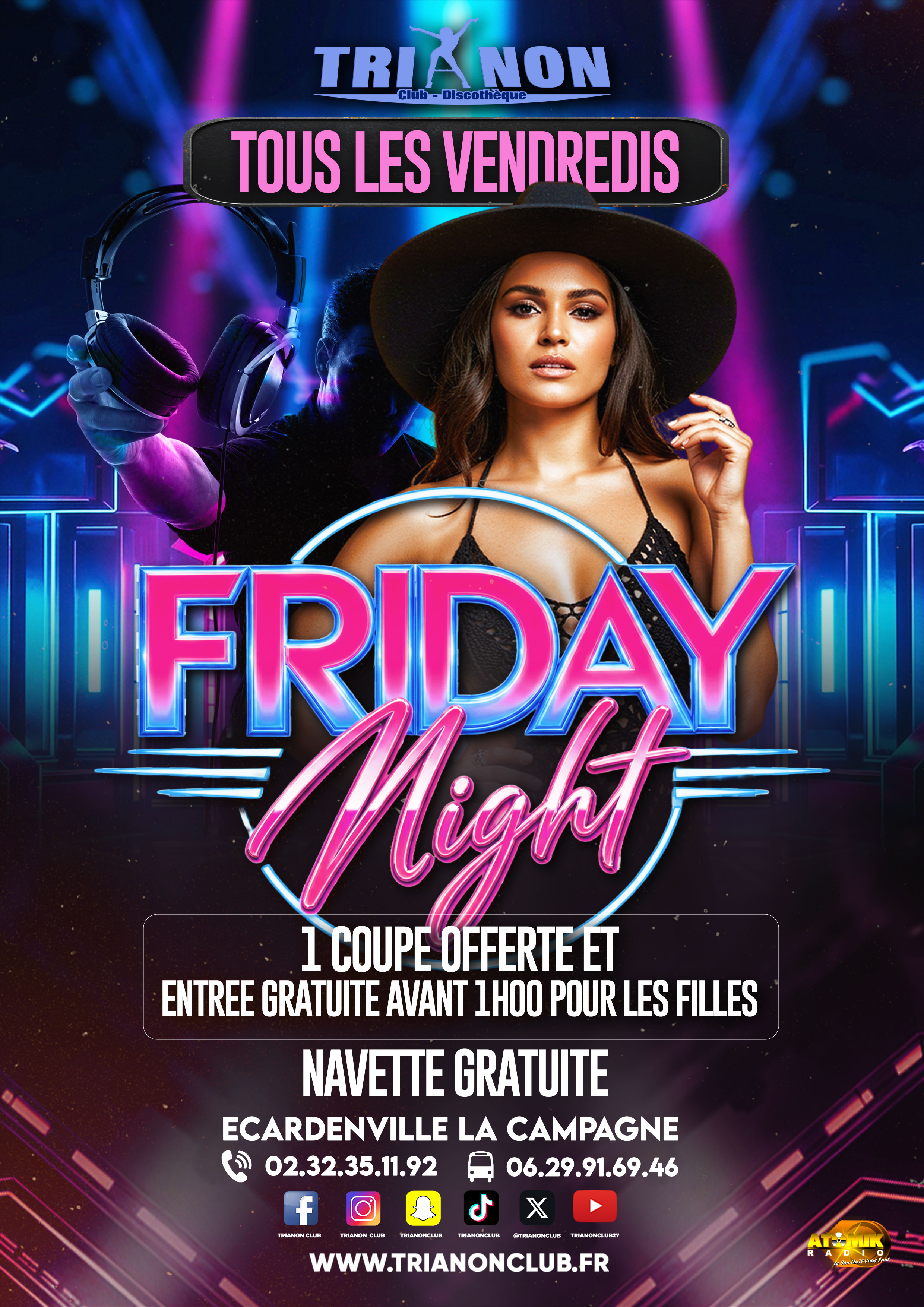 Soirée VIP Fridays au Trianon Club