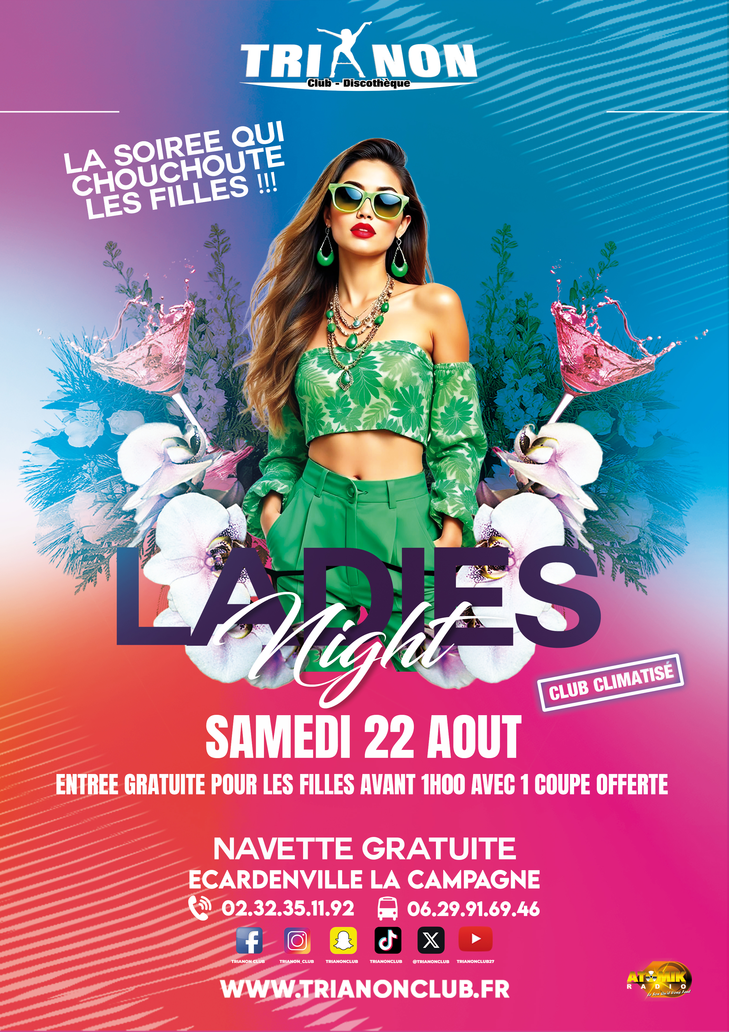 Affiche de la soirée Soirée LADIE NIGHT