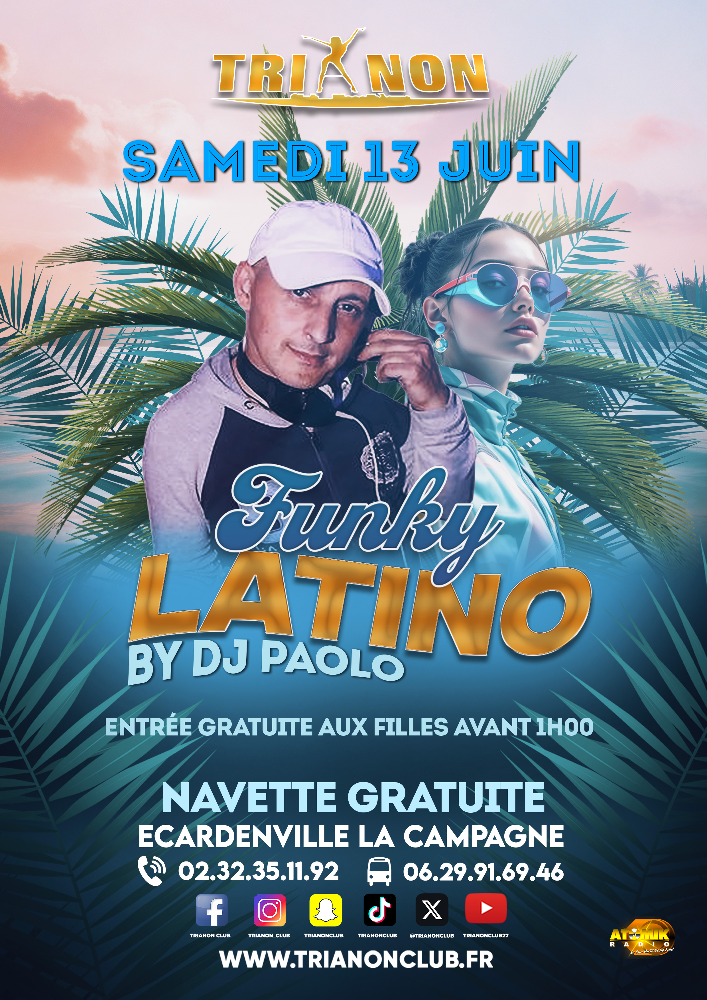 Affiche de la soirée Soirée FUNKY LATINO