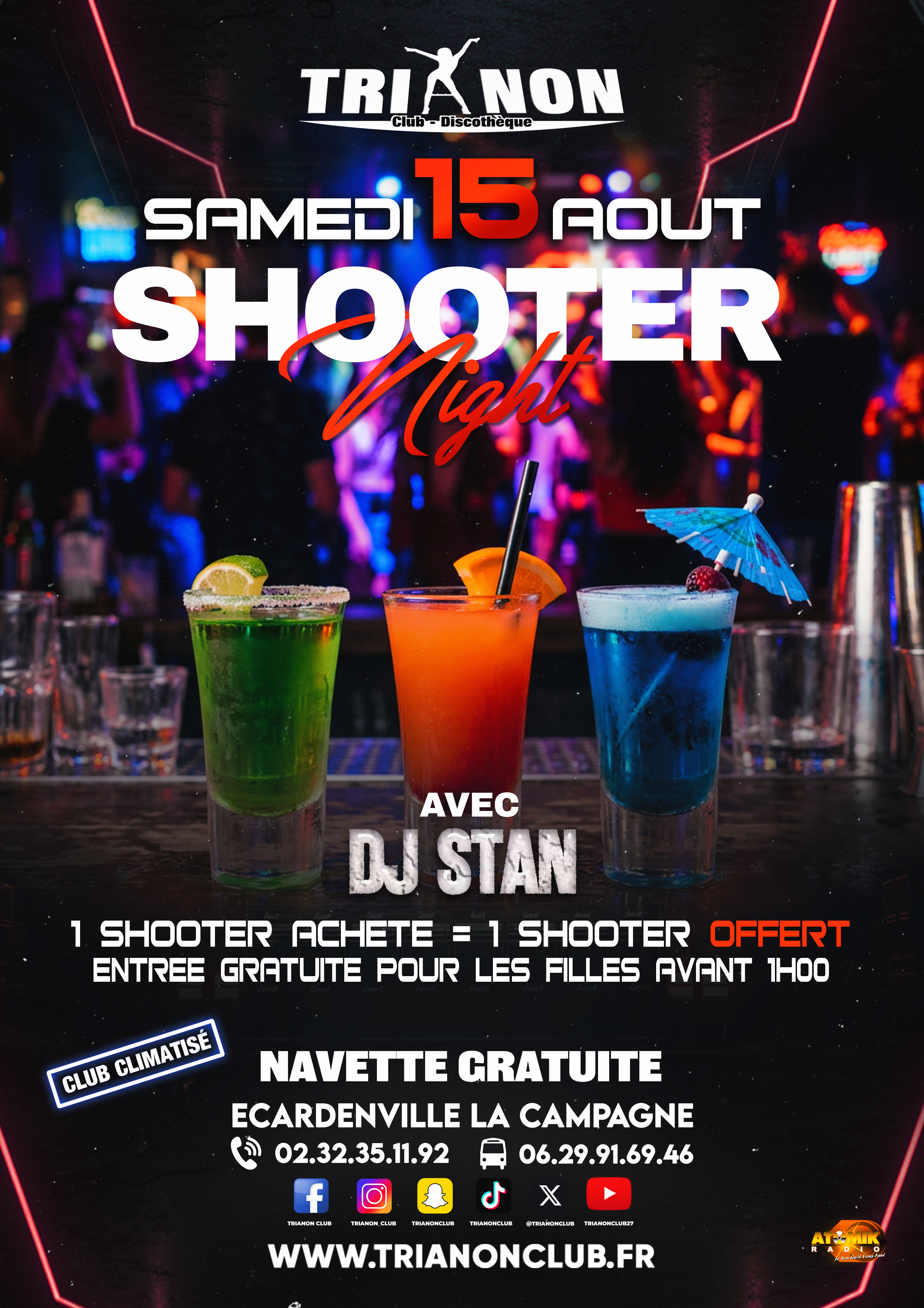 Affiche de la soirée Soirée SHOOTERS